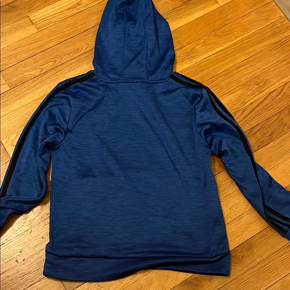 Adidas Blue Kids Hoodie M 10/12 - Picture 3 of 5